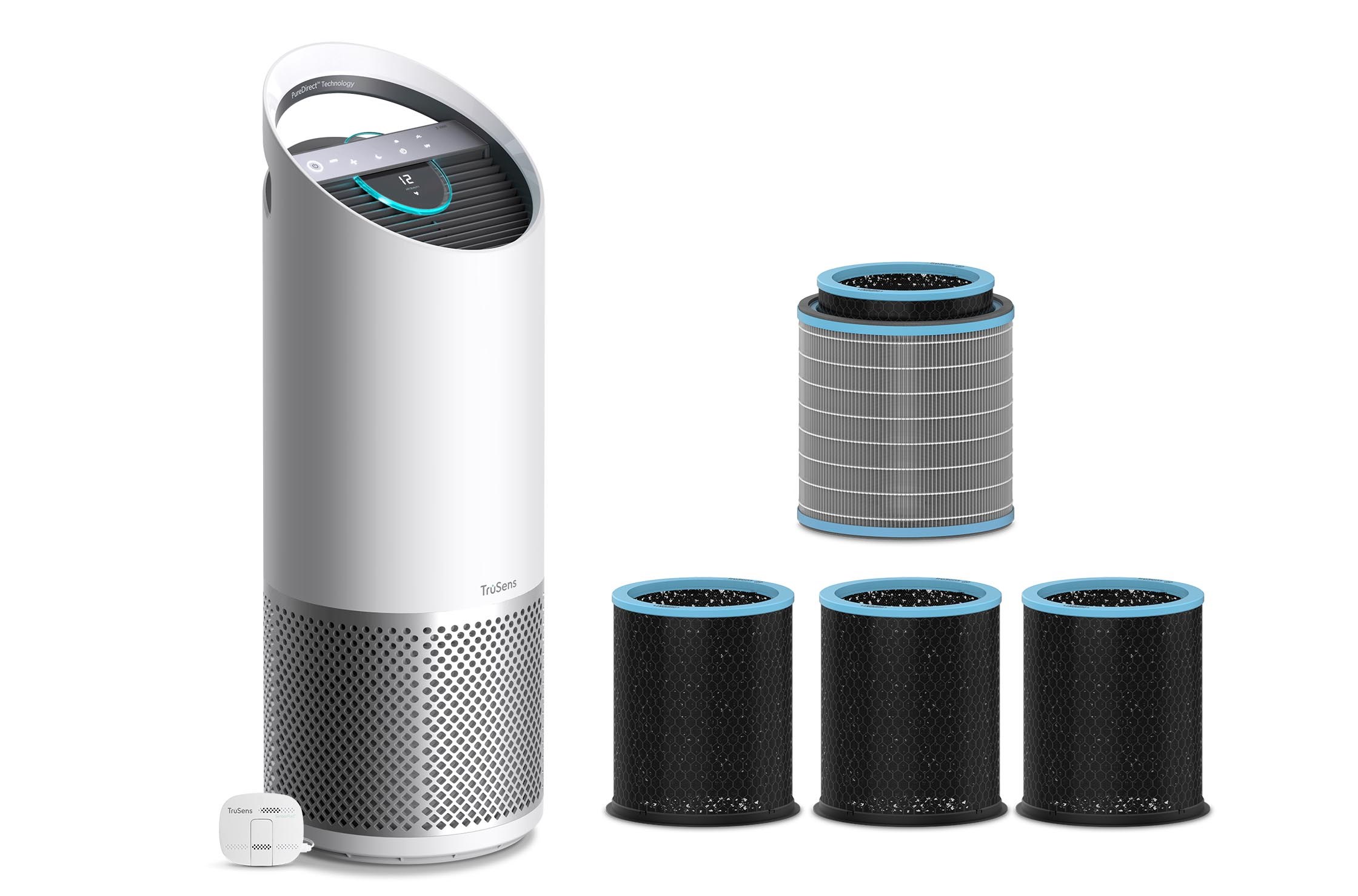 Large Air Purifier, Large Allergy & Flu HEPA Filter and 3 Carbon Filters
