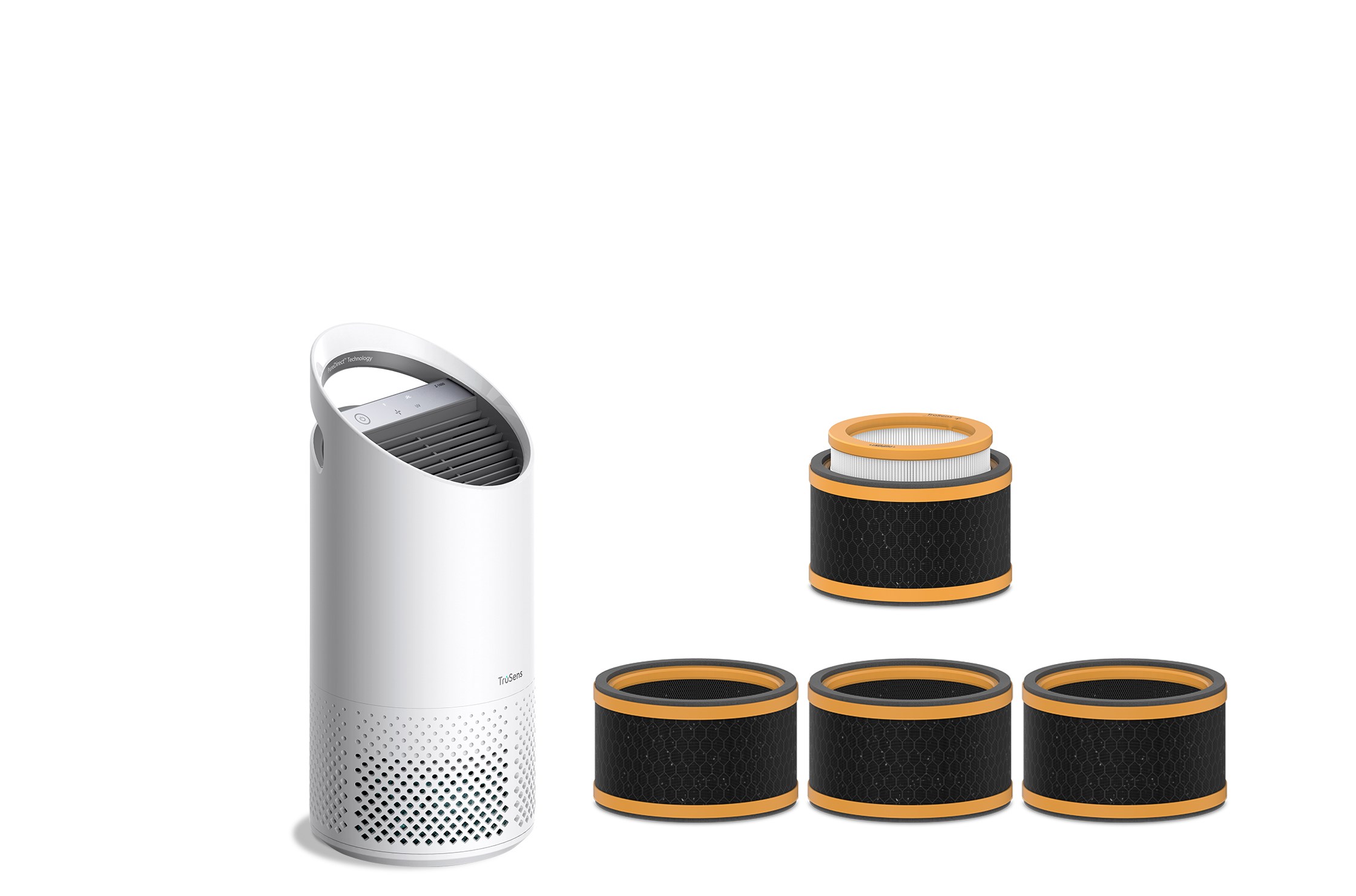 TruSens Small Air Purifier and Odor & VOC HEPA and Carbon Filters