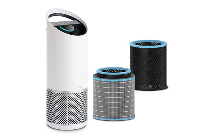 Large Air Purifier, Large Allergy & Flu HEPA Filter, and Large Allergy & Flu Carbon Filter