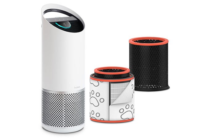 Large Air Purifier with Pet HEPA and Carbon Filters