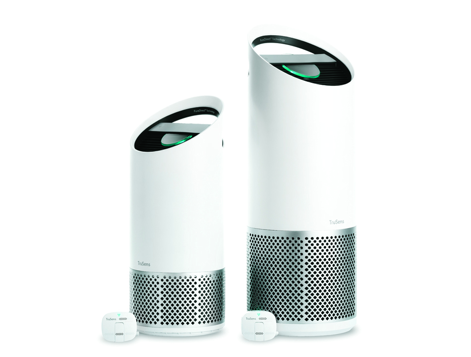 Two TruSens Air Purifiers and SensorPods.