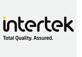 Logo for Intertek, with 